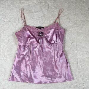 Vintage Y2K Rampage Purple Brooch Women’s  Tank Top